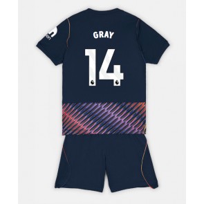 Tottenham Hotspur Archie Gray #14 Udebanetrøje Børn 2026-27 Kortærmet (+ Korte bukser)